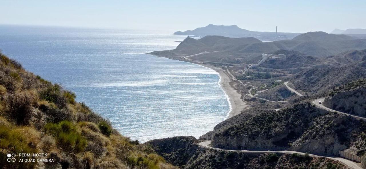 Ferienwohnung La Pita- Terraza Con Vistas Al Mar & Parking, A 1 Min De La Playa Carboneras Exterior foto